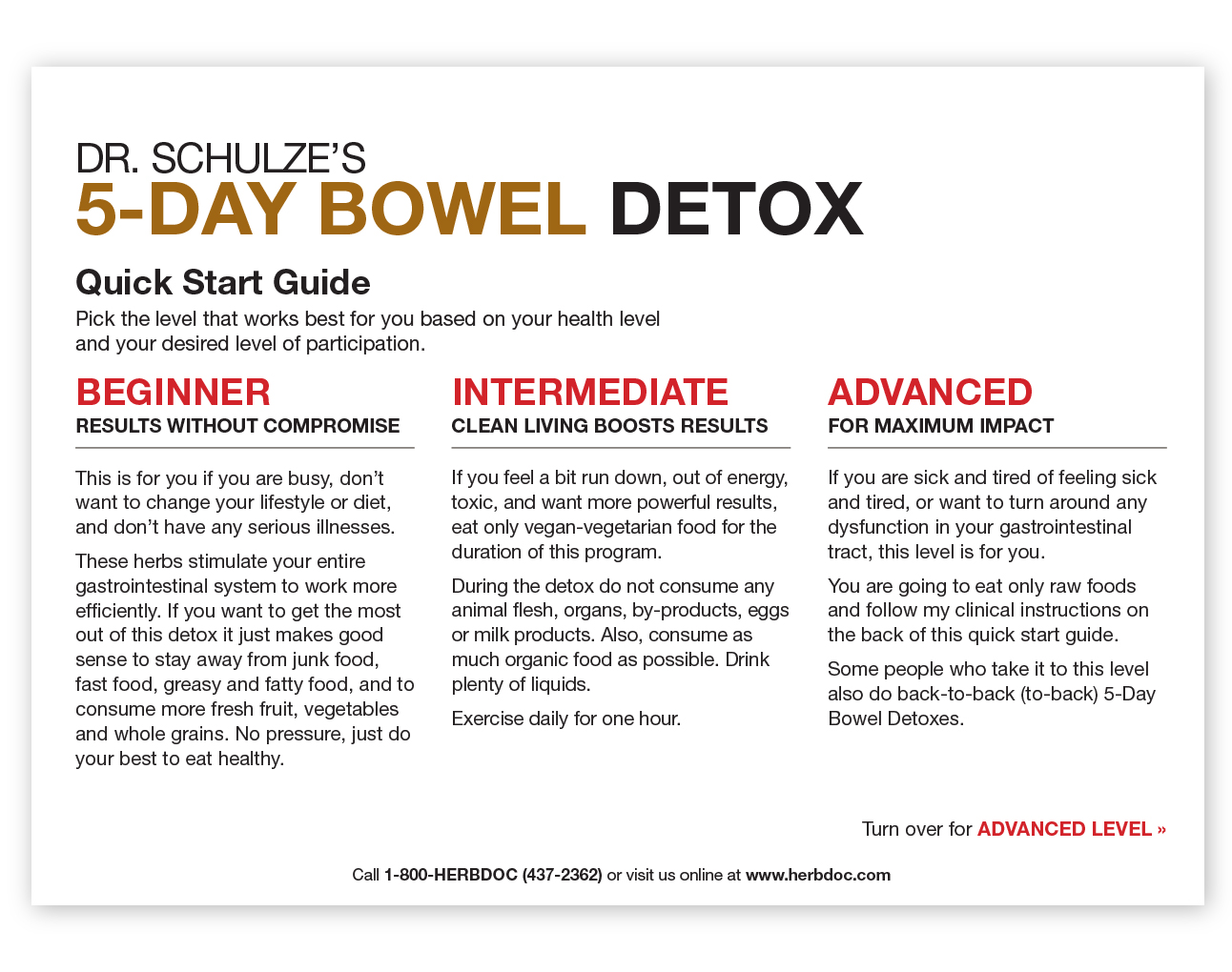 5-Day Bowel Detox Start Guide