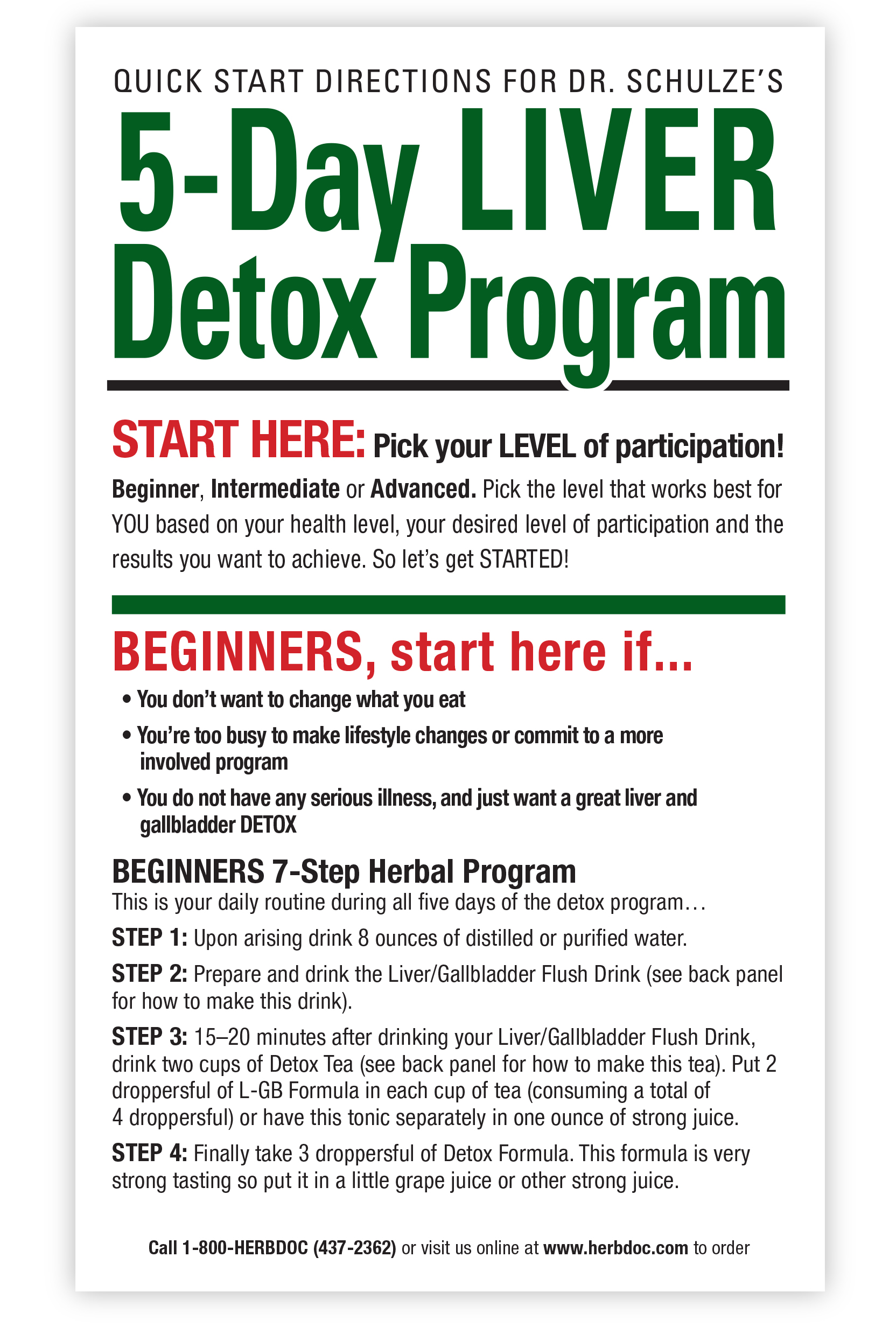 5-Day Liver Detox Start Guide